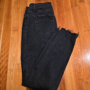 Flying Monkey Dark Frayed Ankle Jeans
